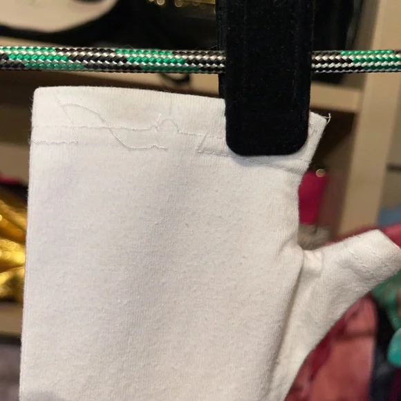 VTG 80s Strapless Mini Dress W Gloves - Picture 3 of 4